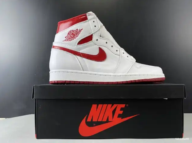 Cheap TBkick Metallic Jordan 1 Air Retro (2017) 555088-103 Red 0509
